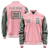 Custom Light Pink Blue Green Jacket