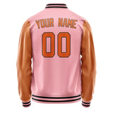 Custom Light Pink Orange Jacket JA2121282117B31728