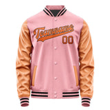 Custom Light Pink Orange Jacket JA2121282117B31728