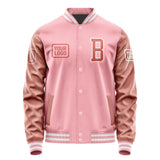 Custom Light Pink Copper Rose Jacket JA212129211818292918