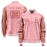 Custom Light Pink Copper Rose Jacket JA212129211818292918