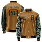 Custom Khaki Dark Green Jacket