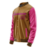 Custom Khaki Pink Jacket JA2222132217B21713