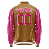 Custom Khaki Pink Jacket JA2222132218B21813