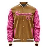 Custom Khaki Pink Jacket JA2222132218B21813