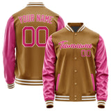 Custom Khaki Pink Jacket