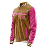 Custom Khaki Pink Jacket JA2222132218B21813