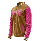 Custom Khaki Pink Jacket JA2222132218B31813