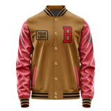 Custom Khaki Red Jacket JA222214221717141417