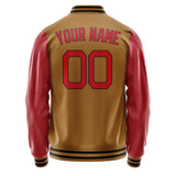 Custom Khaki Red Jacket JA2222142217B21714