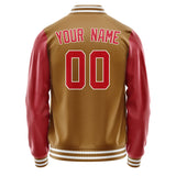 Custom Khaki Red Jacket JA2222142218B31814