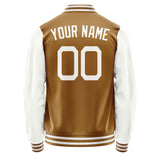 Custom Khaki White Jacket JA2222182218B21818