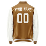 Custom Khaki White Jacket JA2222182218B31818