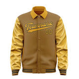 Custom Khaki Yellow Jacket