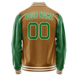 Custom Khaki Emerald Green Jacket JA2222242218B21824