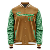 Custom Khaki Emerald Green Jacket JA2222242218B21824