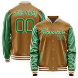 Custom Khaki Emerald Green Jacket JA2222242218B21824