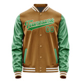 Custom Khaki Emerald Green Jacket JA2222242218B31824