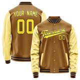 Custom Khaki Light Yellow Jacket