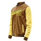 Custom Khaki Light Yellow Jacket JA2222262217B31726