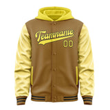 Custom Khaki Light Yellow Jacket