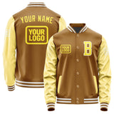 Custom Khaki Light Yellow Jacket