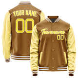 Custom Khaki Light Yellow Jacket