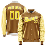 Custom Khaki Light Yellow Jacket