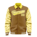 Custom Khaki Light Yellow Jacket