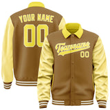 Custom Khaki Light Yellow Jacket