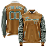 Custom Khaki Blue Green Jacket