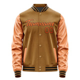 Custom Khaki Orange Jacket JA2222282217B21728