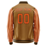 Custom Khaki Orange Jacket JA2222282217B31728