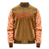 Custom Khaki Orange Jacket JA2222282217B31728