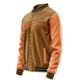 Custom Khaki Orange Jacket JA2222282217B31728