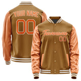 Custom Khaki Orange Jacket