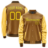 Custom Khaki Gold Jacket