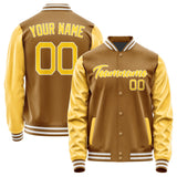 Custom Khaki Gold Jacket