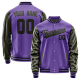 Custom Light Purple Olive Jacket