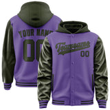 Custom Light Purple Olive Jacket
