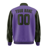 Custom Light Purple Olive Jacket