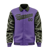 Custom Light Purple Olive Jacket