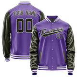 Custom Light Purple Olive Jacket JA2323022318B31802