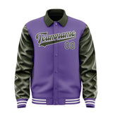 Custom Light Purple Olive Jacket