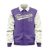 Custom Light Purple Cream Jacket