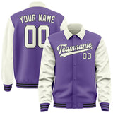 Custom Light Purple Cream Jacket