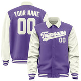 Custom Light Purple Cream Jacket