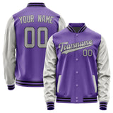 Custom Light Purple Gray Jacket