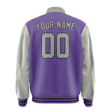 Custom Light Purple Gray Jacket
