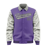 Custom Light Purple Gray Jacket